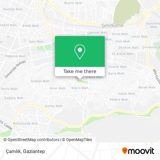 Çamlık map
