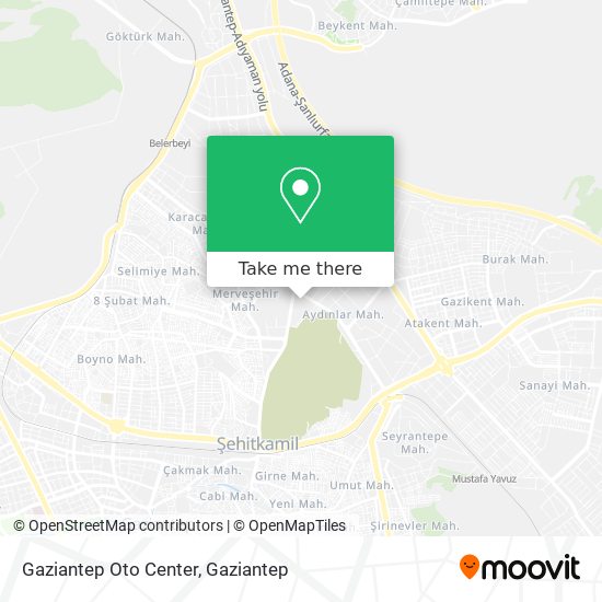 Gaziantep Oto Center map