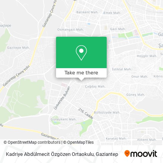 Kadriye Abdülmecit Özgözen Ortaokulu map
