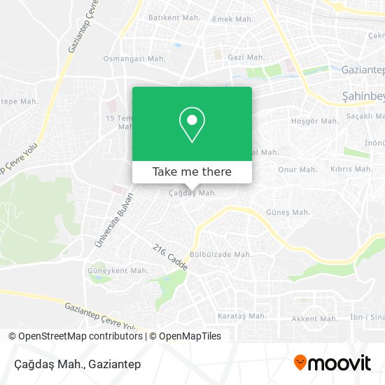 Çağdaş Mah. map