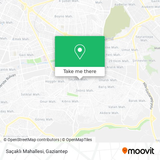 Saçaklı Mahallesi map