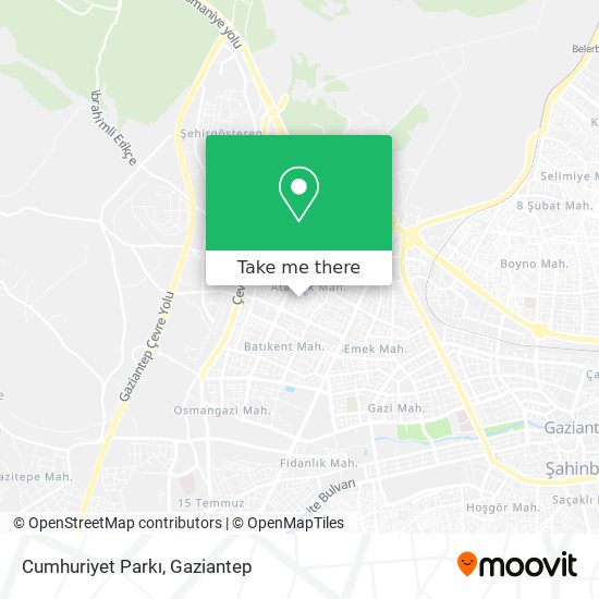 Cumhuriyet Parkı map