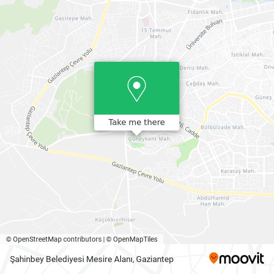 Şahinbey Belediyesi Mesire Alanı map