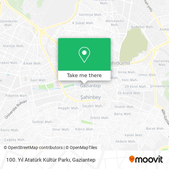 100. Yıl Atatürk Kültür Parkı map