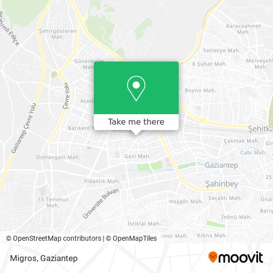 Migros map