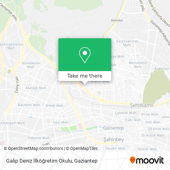 Galip Deniz İlköğretim Okulu map