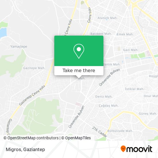 Migros map