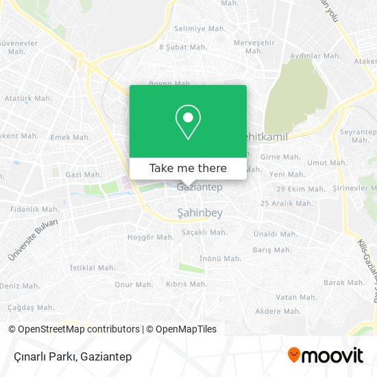 Çınarlı Parkı map