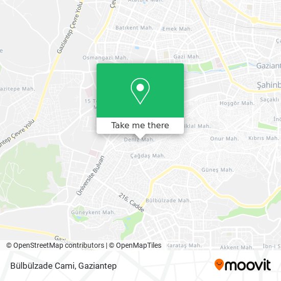 Bülbülzade Cami map