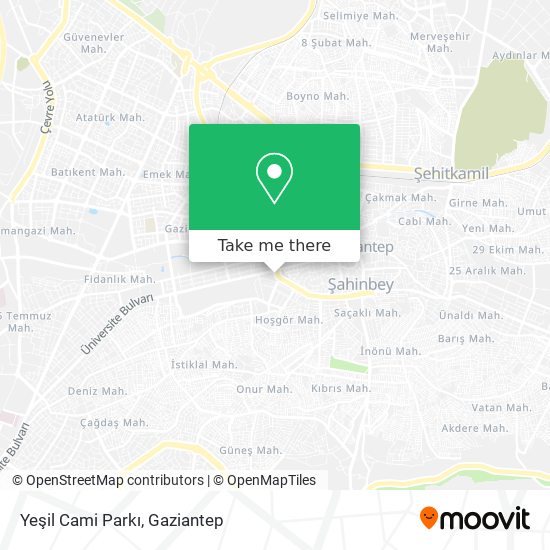 Yeşil Cami Parkı map