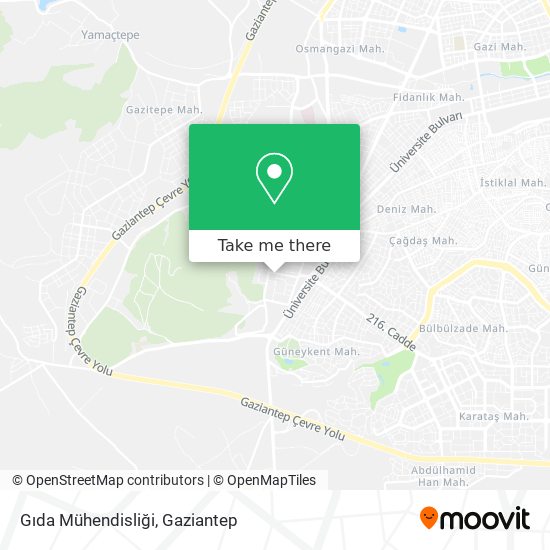 Gıda Mühendisliği map