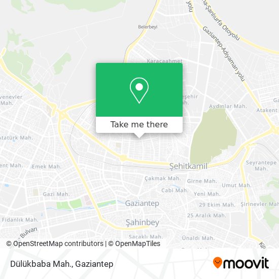 Dülükbaba Mah. map