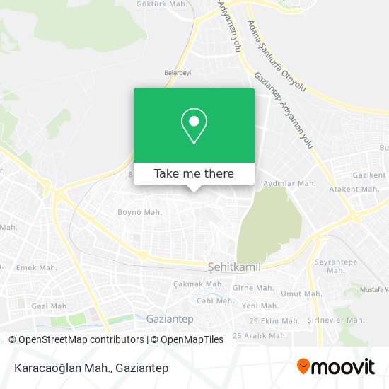Karacaoğlan Mah. map