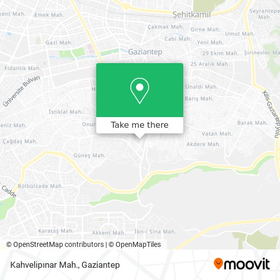 Kahvelipınar Mah. map