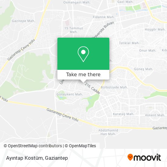 Ayıntap Kostüm map