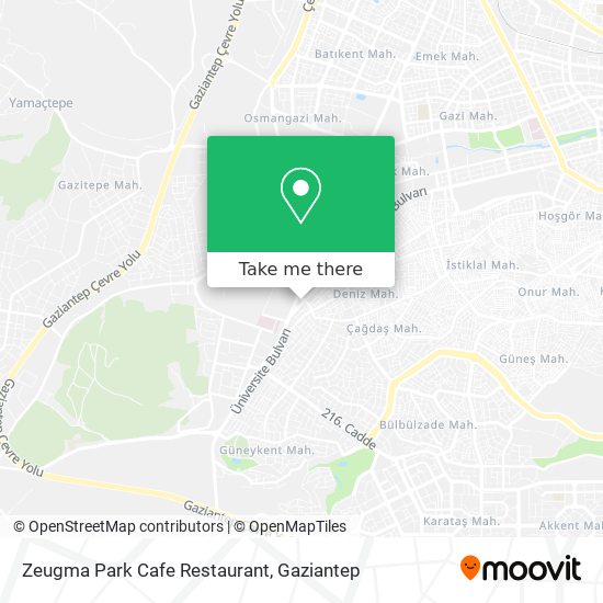 Zeugma Park Cafe Restaurant map