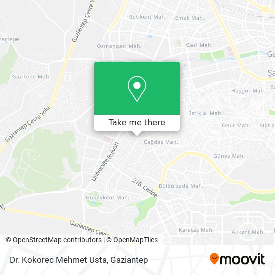 How To Get To Dr Kokorec Mehmet Usta In Sehitkamil By Bus