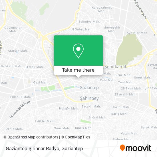 Gaziantep Şirinnar Radyo map