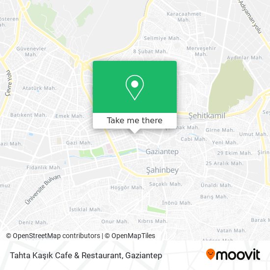 Tahta Kaşık Cafe & Restaurant map