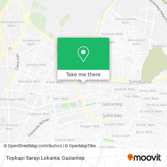 Topkapı Sarayı Lokanta map