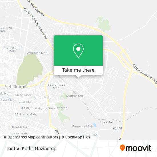 Tostcu Kadir map