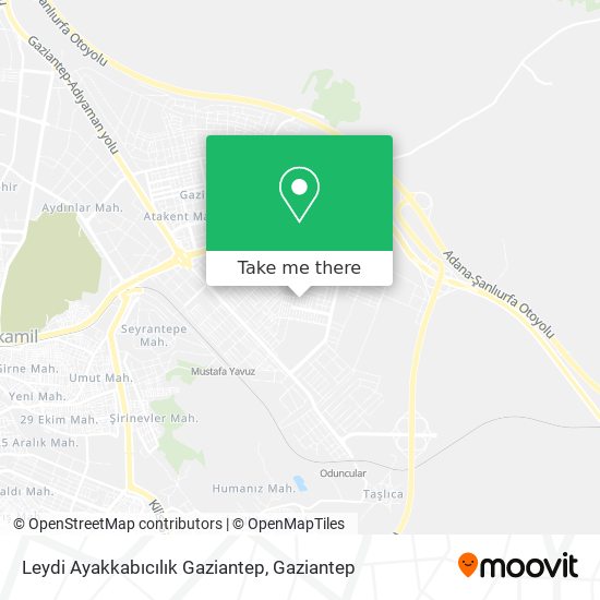 Leydi Ayakkabıcılık Gaziantep map