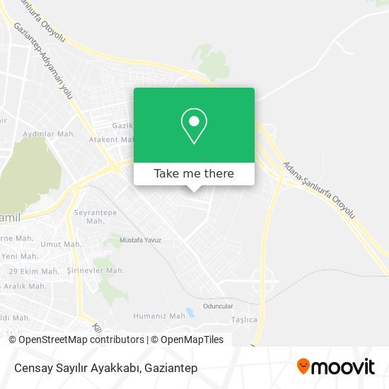 Censay Sayılır Ayakkabı map