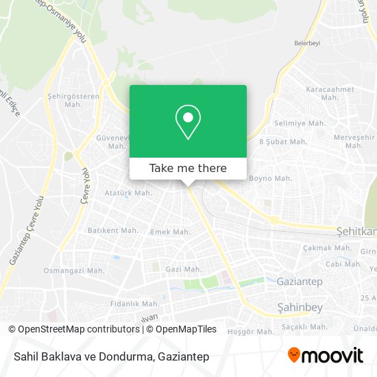 Sahil Baklava ve Dondurma map