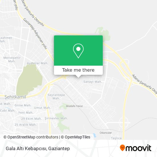 Gala Altı Kebapcısı map