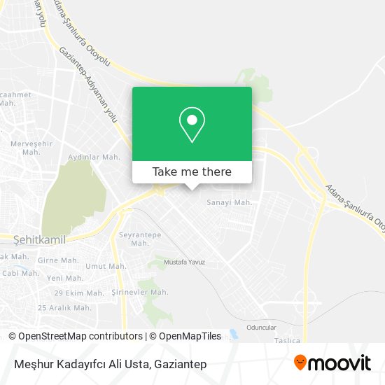 Meşhur Kadayıfcı Ali Usta map