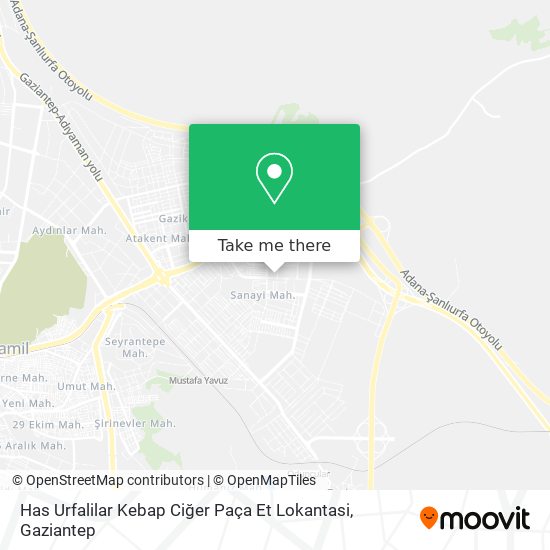 Has Urfalilar Kebap Ciğer Paça Et Lokantasi map