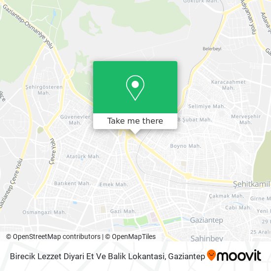Birecik Lezzet Diyari Et Ve Balik Lokantasi map