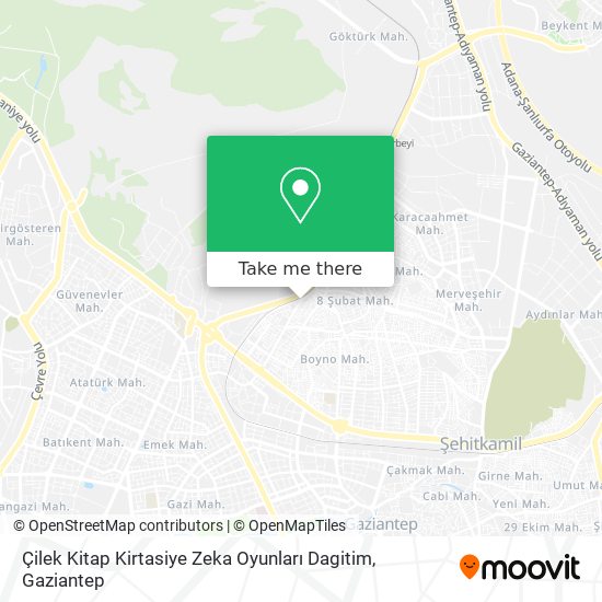 Çilek Kitap Kirtasiye Zeka Oyunları Dagitim map