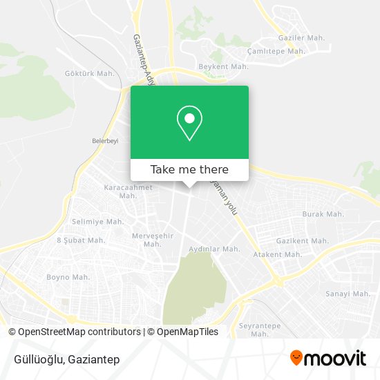 Güllüoğlu map