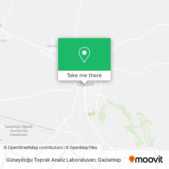 Güneydoğu Toprak Analiz Laboratuvarı map