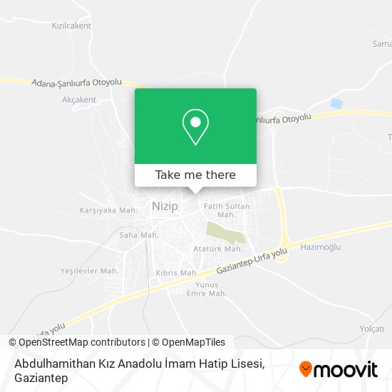 Abdulhamithan Kız Anadolu İmam Hatip Lisesi map