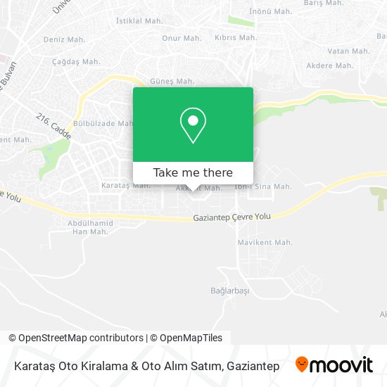 Karataş Oto Kiralama & Oto Alım Satım map