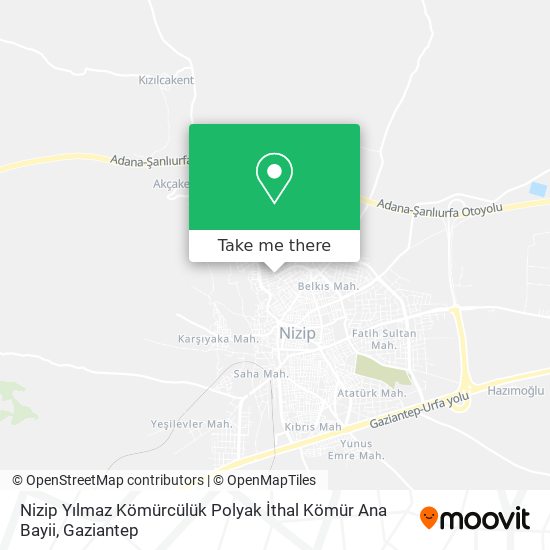 Nizip Yılmaz Kömürcülük Polyak İthal Kömür Ana Bayii map
