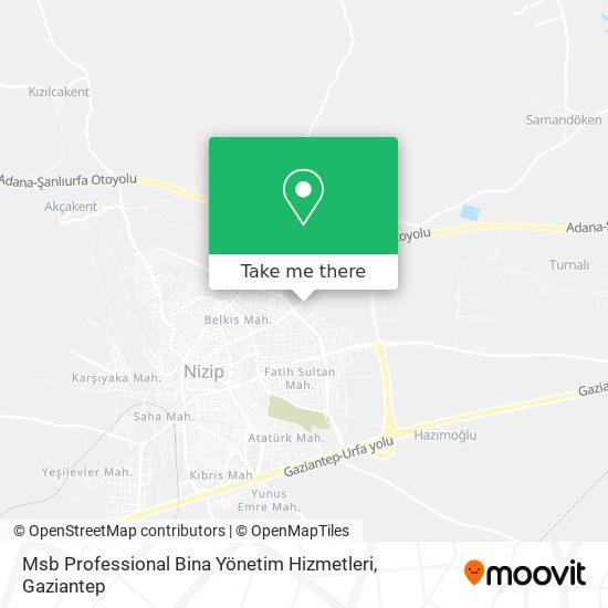 Msb Professional Bina Yönetim Hizmetleri map
