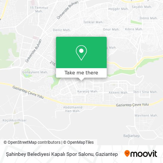 Şahinbey Belediyesi Kapalı Spor Salonu map