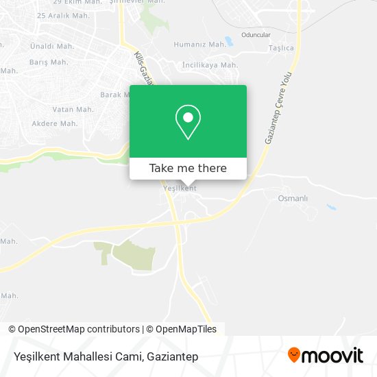 Yeşilkent Mahallesi Cami map