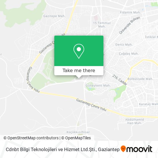 Cdnbt Bilgi Teknolojileri ve Hizmet Ltd.Şti. map