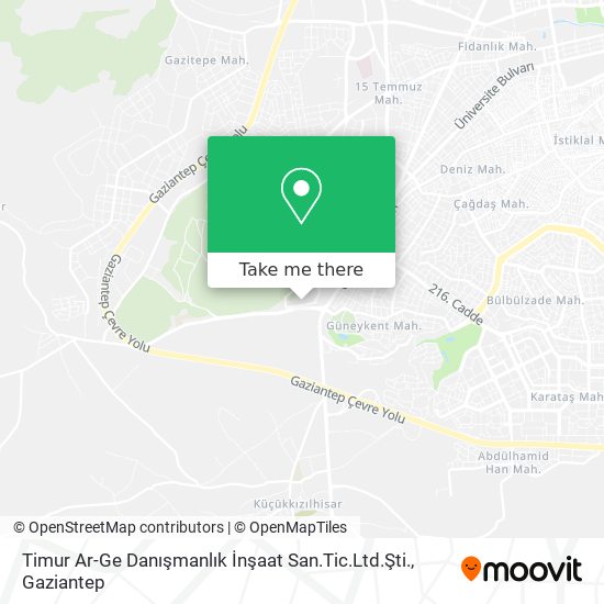 Timur Ar-Ge Danışmanlık İnşaat San.Tic.Ltd.Şti. map