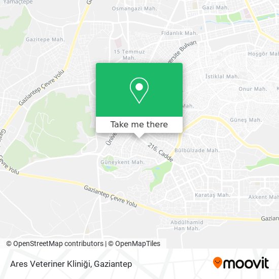 Ares Veteriner Kliniği map