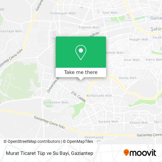 Murat Ticaret Tüp ve Su Bayi map