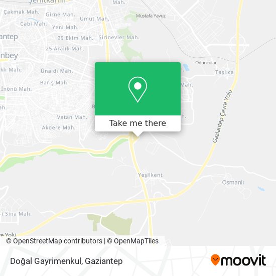Doğal Gayrimenkul map