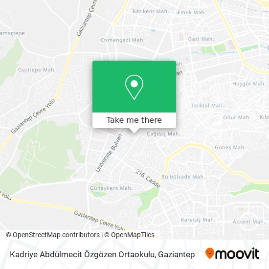 Kadriye Abdülmecit Özgözen Ortaokulu map