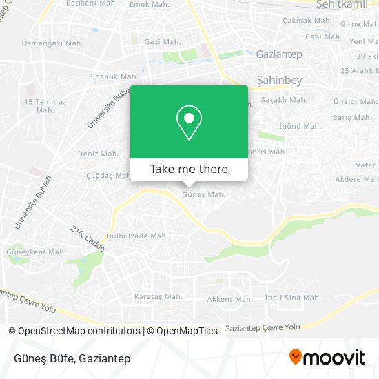 Güneş Büfe map