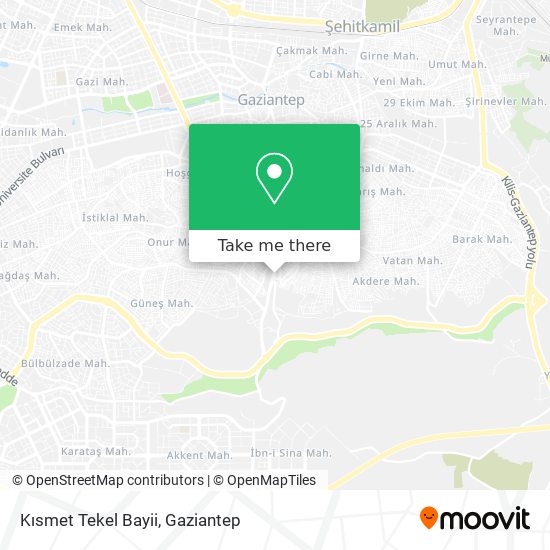 Kısmet Tekel Bayii map