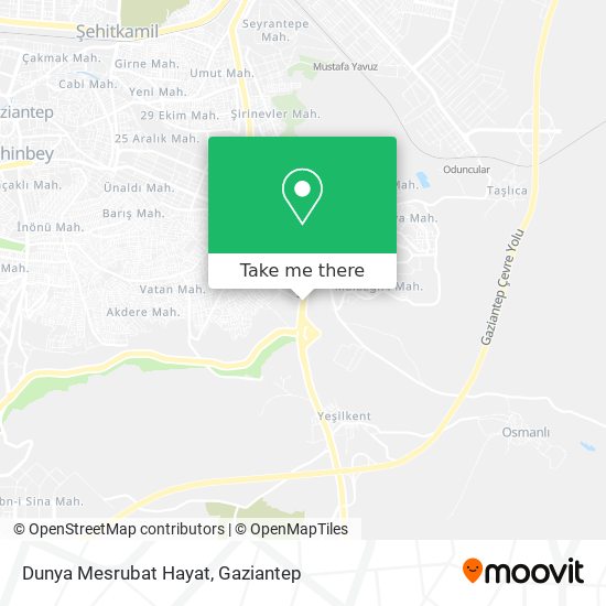 Dunya Mesrubat Hayat map